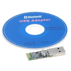 USB Bluetooth-adapter for installasjon Dongle m. Bluetooth IVT Bluesoleil -Danbit A / S