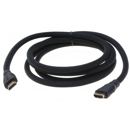HDMI forlengelseskabel - 4K - HDMI 1.4 - Male til F - 2 meters