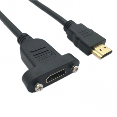 HDMI-forlengelseskabel for panel og chassismontering 50cm