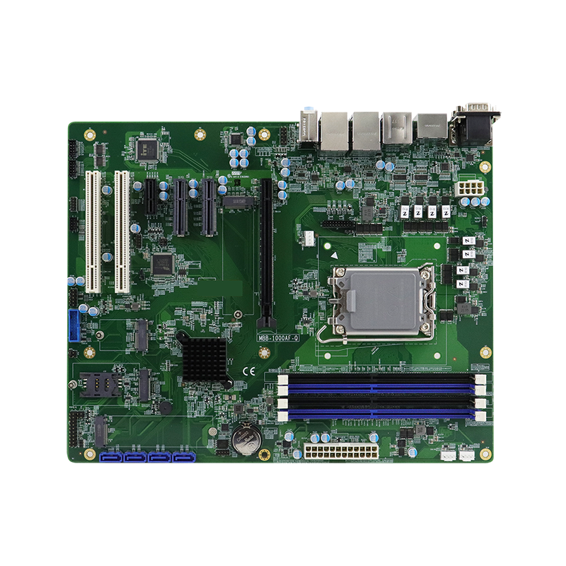 Industriell ATX bunkort 12/13th Gen, Intel CPU i3,i5,i7,i9 Q670E brikkesett, RS232, TPM 2.0, Digital I/O