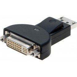 DisplayPort til DVI konverter - adapter med DVI hunn