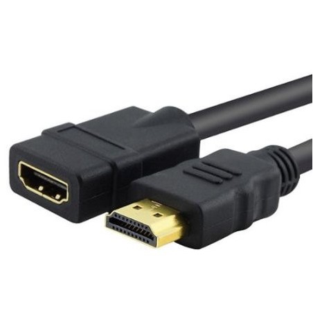 HDMI-forlengelseskabel - HD - HDMI 1.3 - Male til - 1,8 meter
