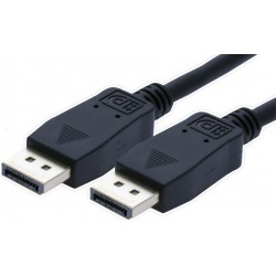 Skjerm port kabel på 0,5 meter hann - hann DP